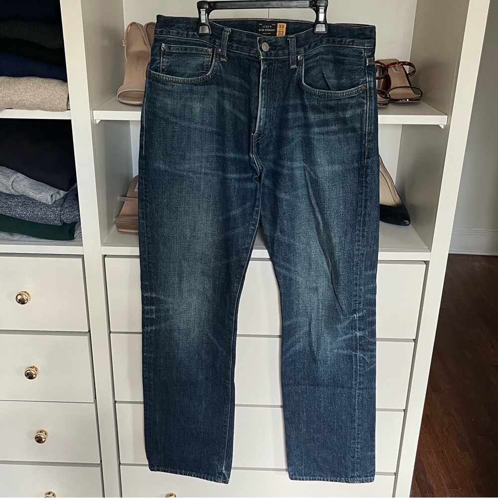 J Crew Men’s Slim Straight Jeans